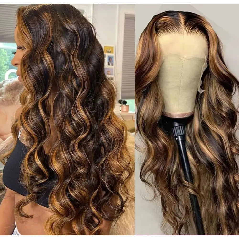 Body Wave Brazilian Human Hair Lace Front Wig For Women