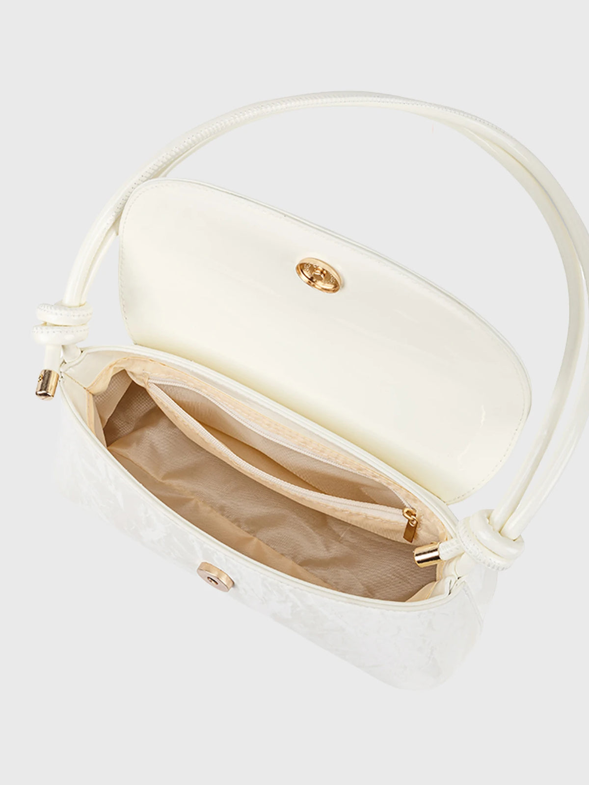 French Style PU Leather Crossbody Bag