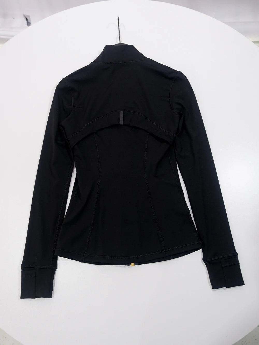 Slimming Gold Zipper Jacket and Yoga Pants Set for Women