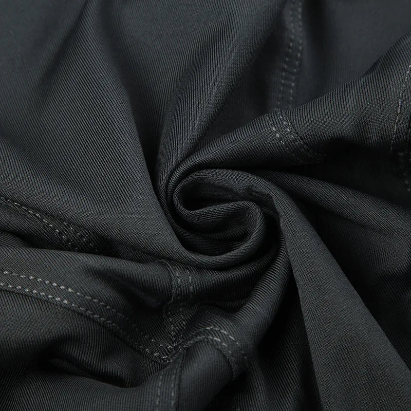 BOOFEENAA Patchwork Bodycon Halter Backless Jumpsuit Women Leggings Sports Yoga Clothes One Piece Outfits Active Wear C56-CI24