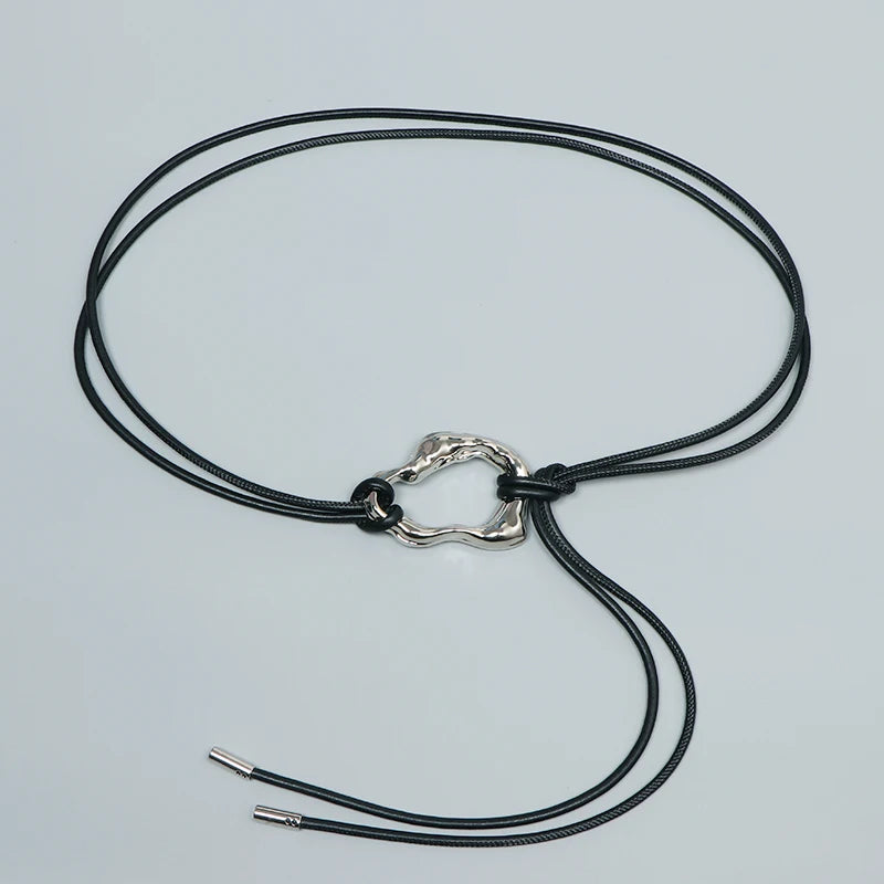 Fashion Braided Gold Knot Waist Chain Belt for Women