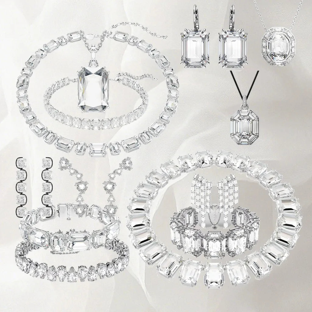 Elegant Gold Plated Zirconia Pendant Set for Women