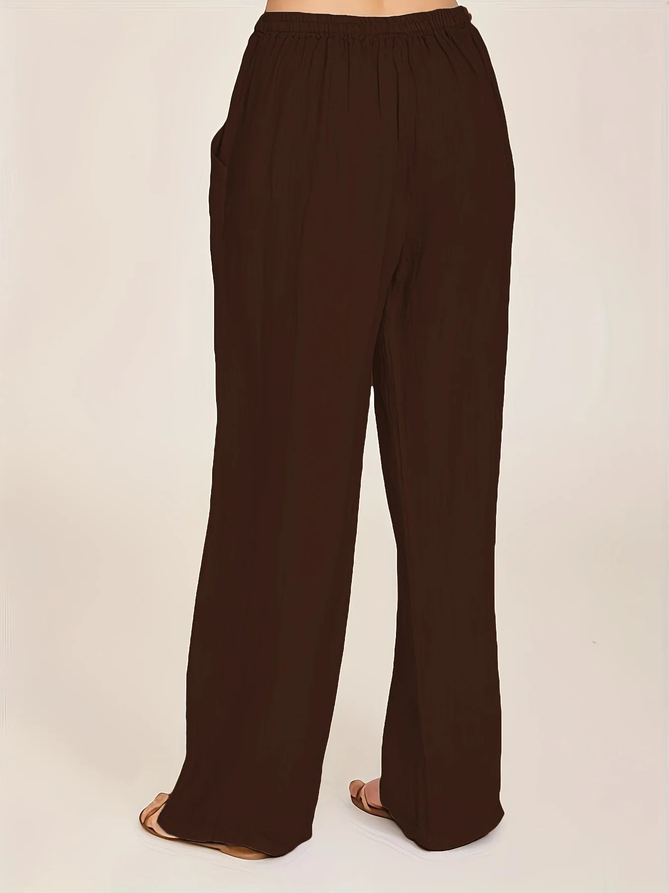 plus Size Women's Loose Cotton Linen Casual Pants 2026 New Style European And American Loose Fit Trousers for Women