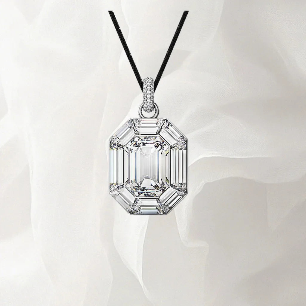 Elegant Gold Plated Zirconia Pendant Set for Women
