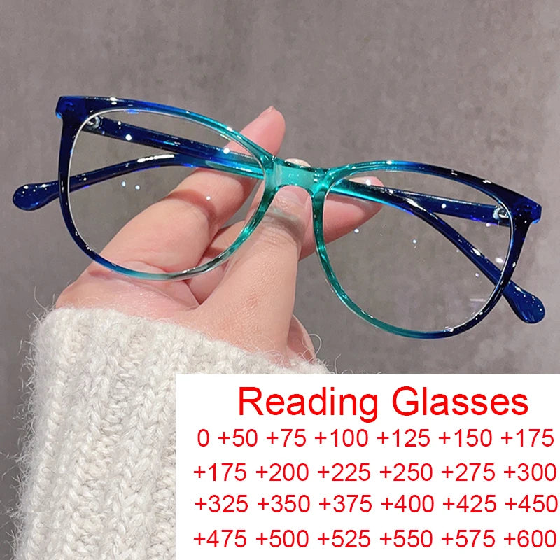 Ultralight Cat Eye Anti Blue Light Reading Glasses For Women
