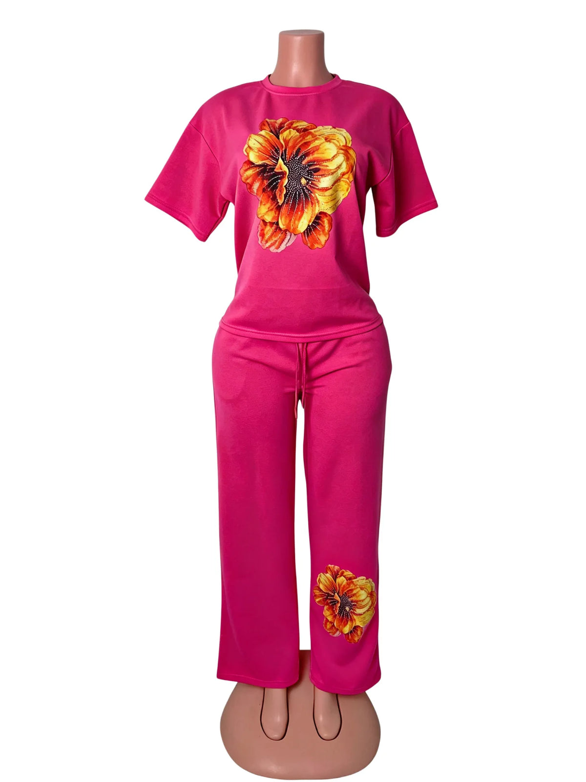 African Dashiki Two Piece Top and Pants Set for Women