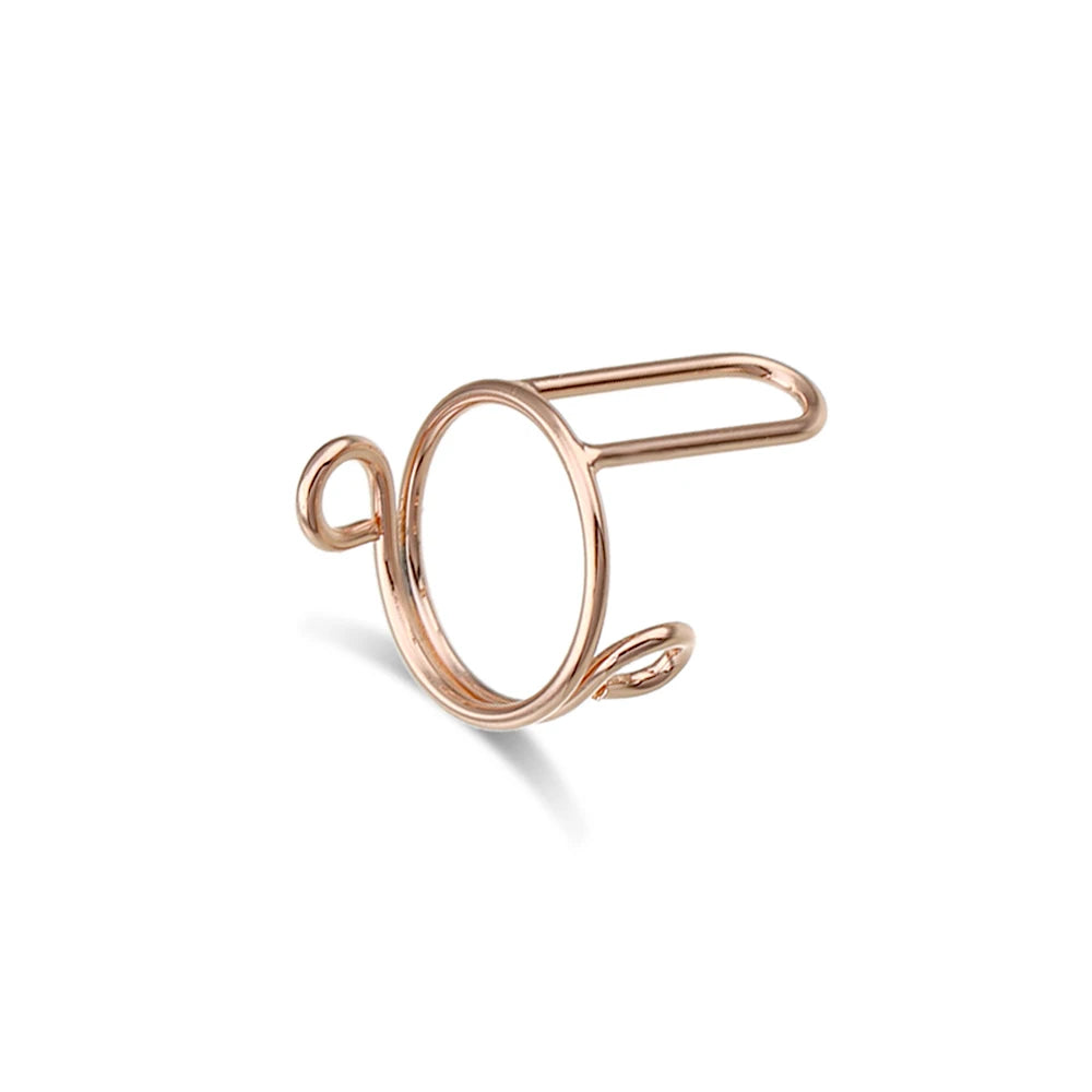 Trendy Thin Stackable Nail Ring Set of 10 for Women