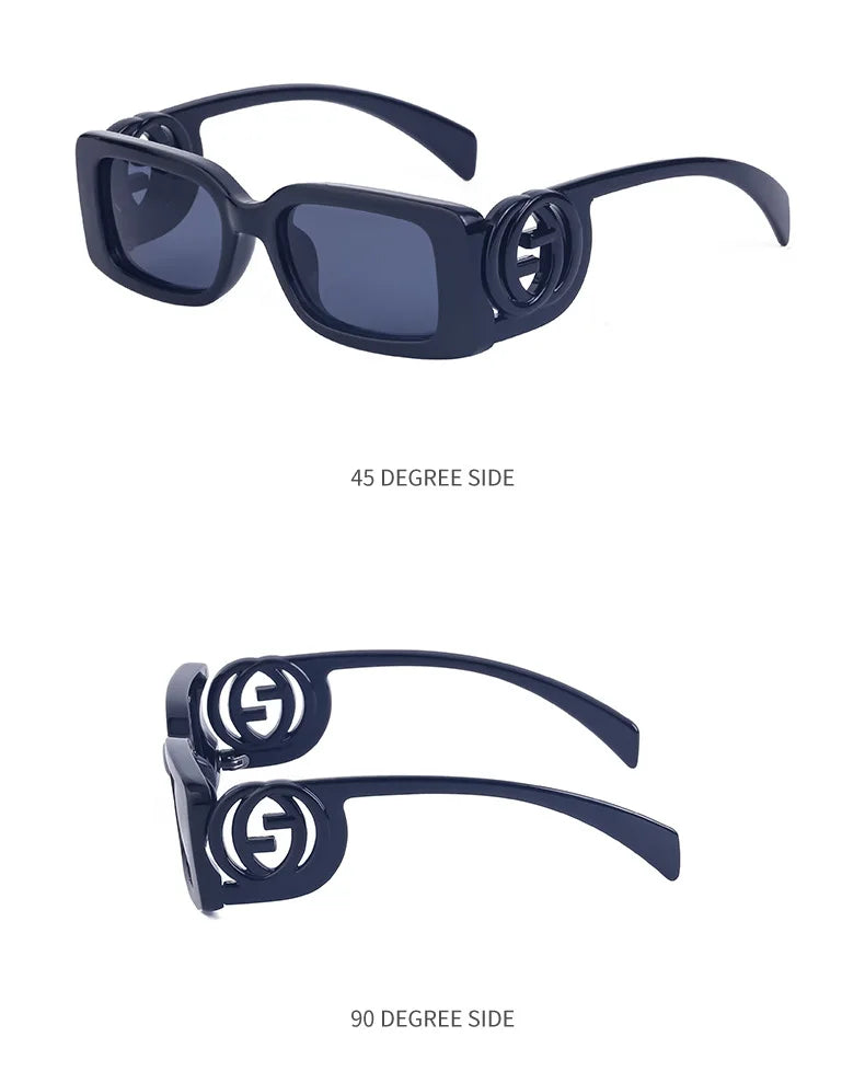 Oversized Square Gradient Sunglasses