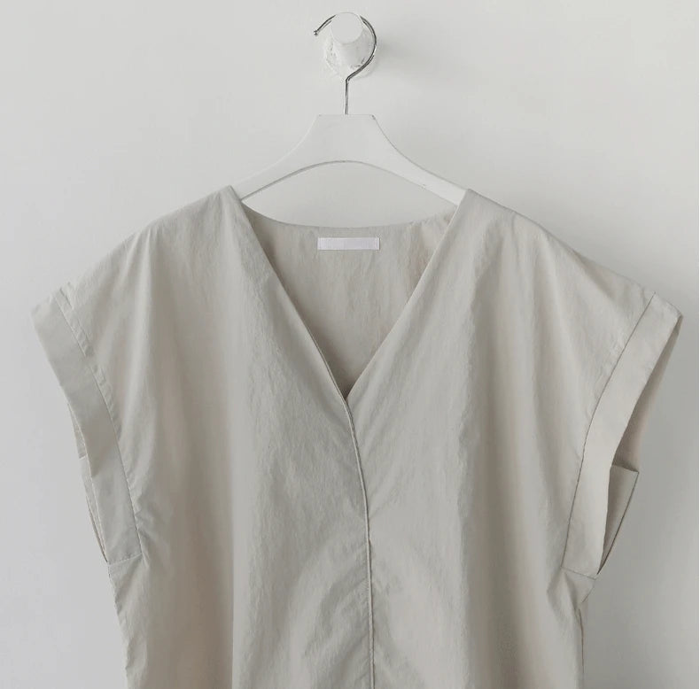 Shirts & Blouses For Women Half Sleeve Summer Loose Button Up Woman Top V Neck Simple Cheap Stylish Offer Aesthetic Hot Xl S Xxl