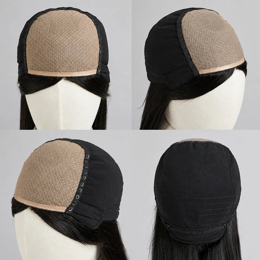 Glueless Straight Silk Base Human Hair Wig for Women