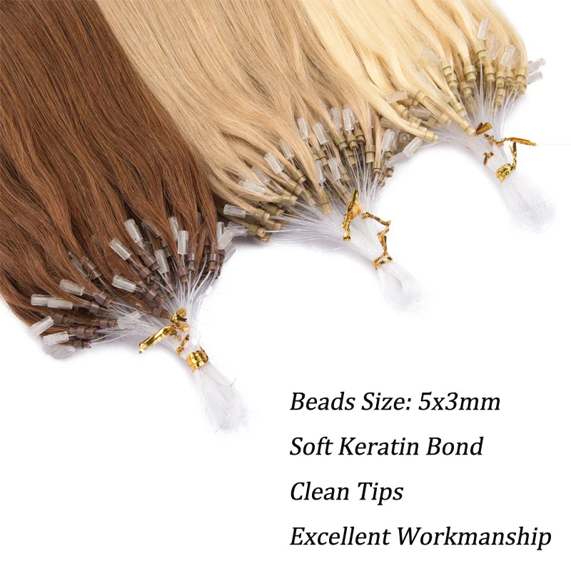 Invisible Straight Human Hair Extensions for Women