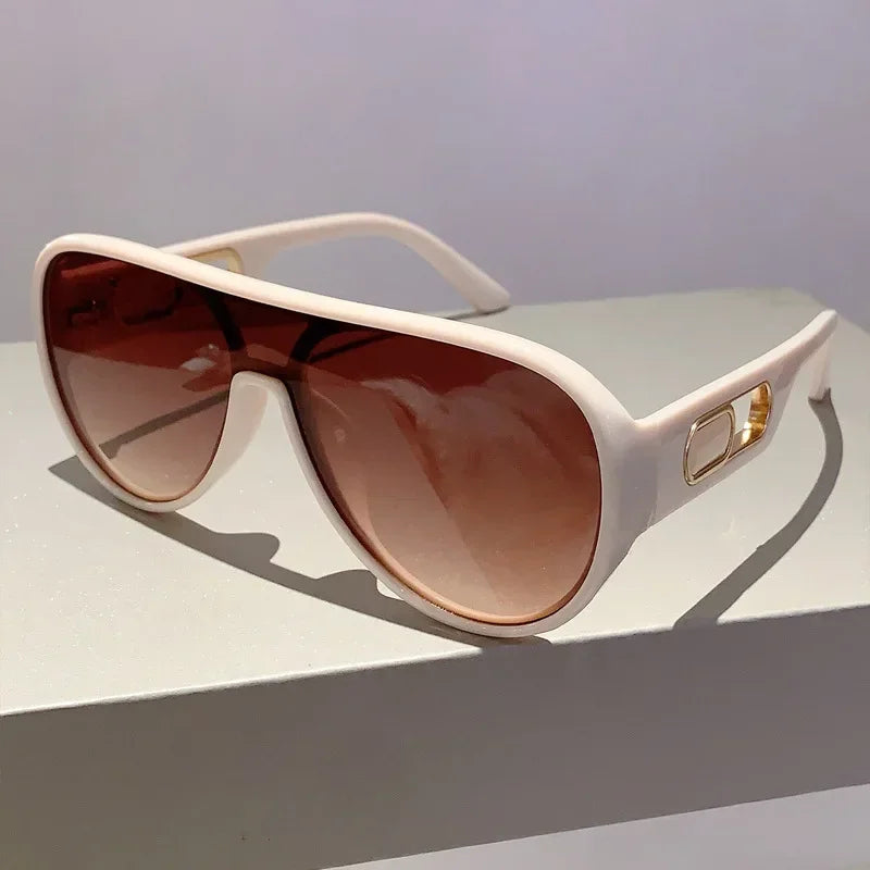 Oversized Square Pilot Sunglasses