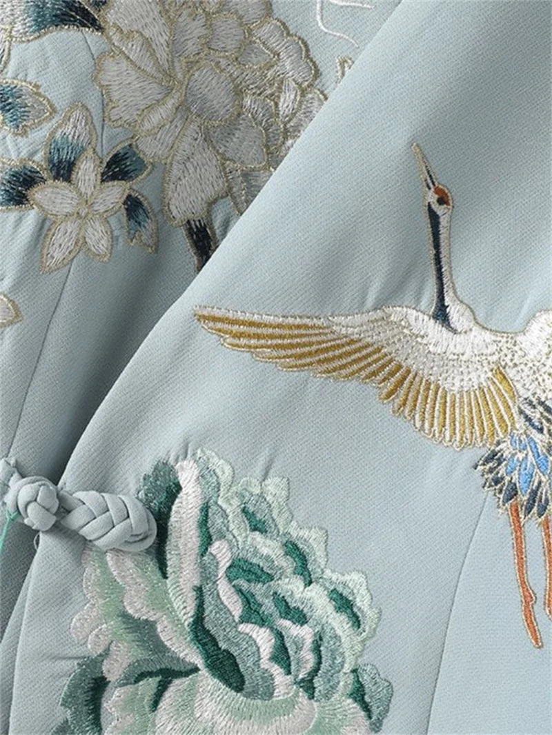 Temperament National Wind Vest Female Spring New Product 2024 Heavy Industry Phoenix Embroidery Chinese-Style Waistcoat Female