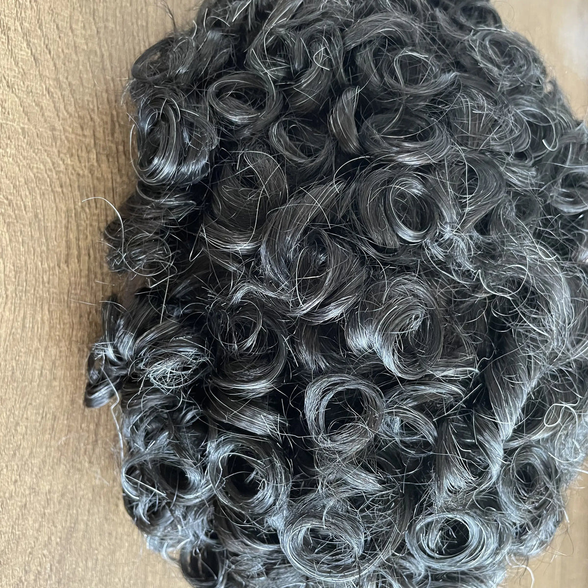 Curly Swiss Lace Front Hair Replacement Toupee for Women
