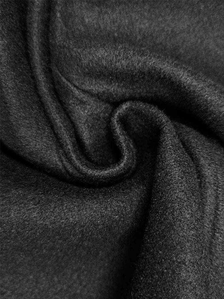 Gymystars Womens 2025 Short Jacket England Buttoned Black High Neck Coats Spring  Long Flared Sleeves Outerwear For Women