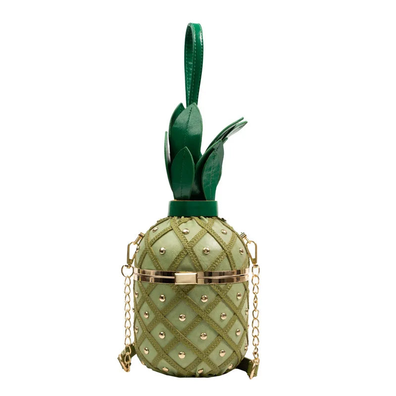 New Women's Shoulder Bag Pineapple Shape Fashionable Women's Shoulder Crossbody Bag Fashionable Casual Women's Bag High Quality