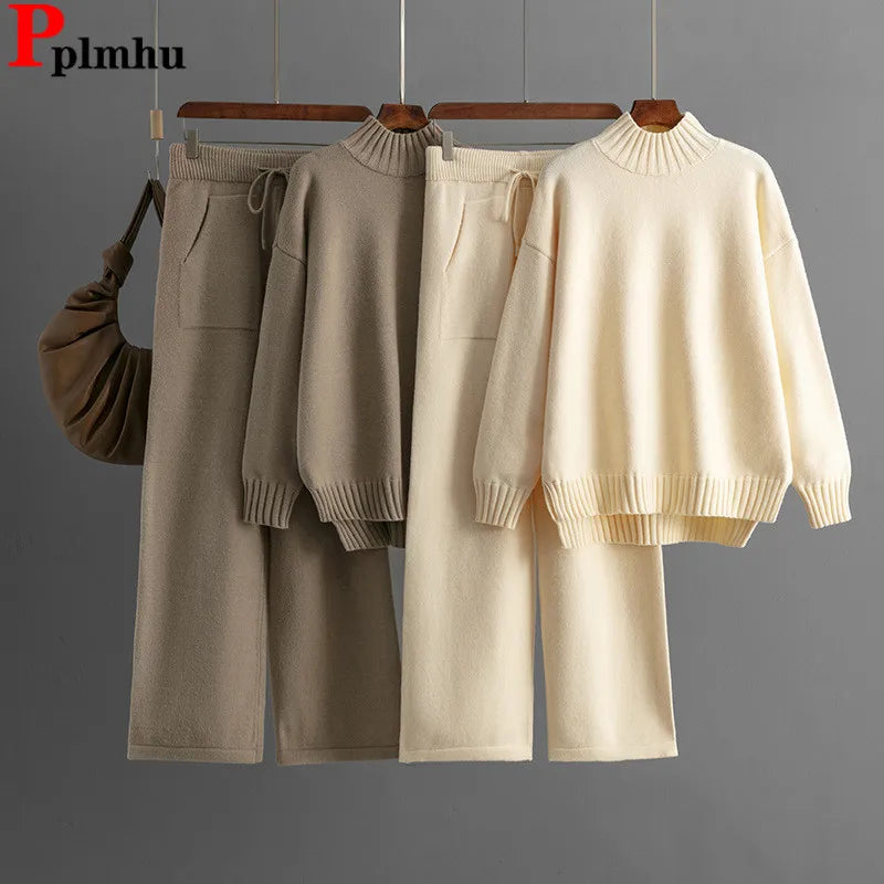Cozy Turtleneck Knit Set