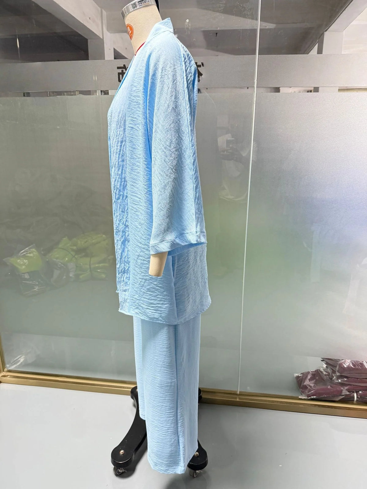 Loose Fit Three Piece Knit Beach Outfit Set for Women