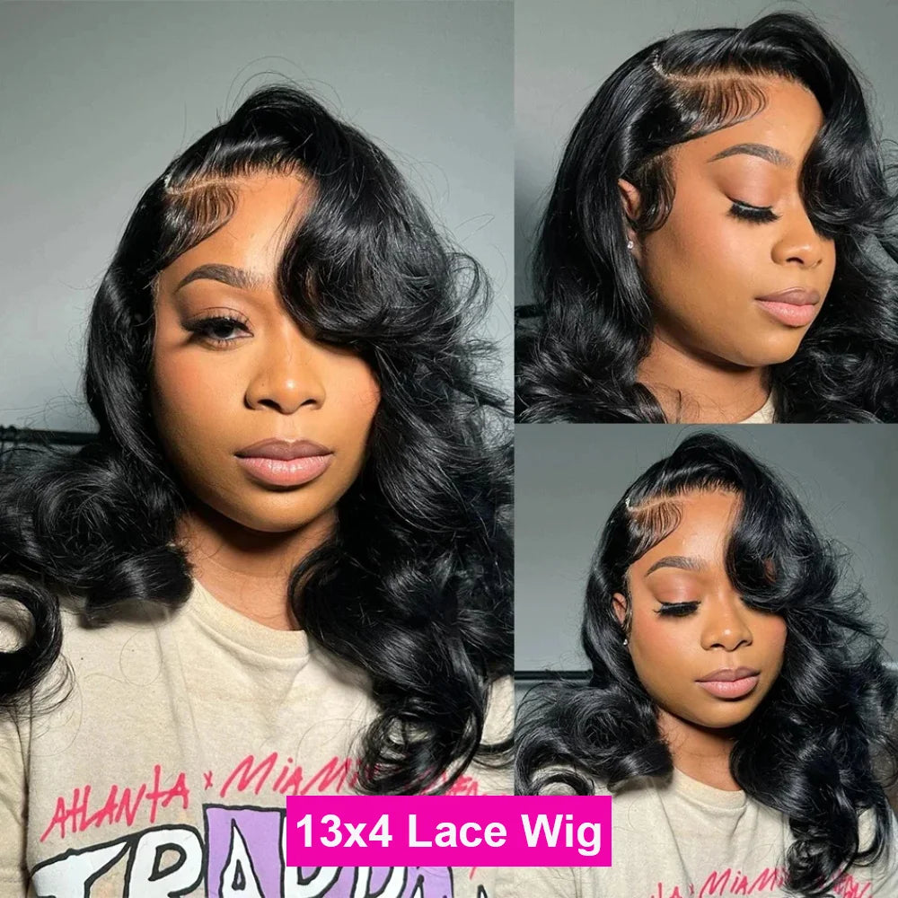 Body Wave Lace Front Human Hair Bob Wig