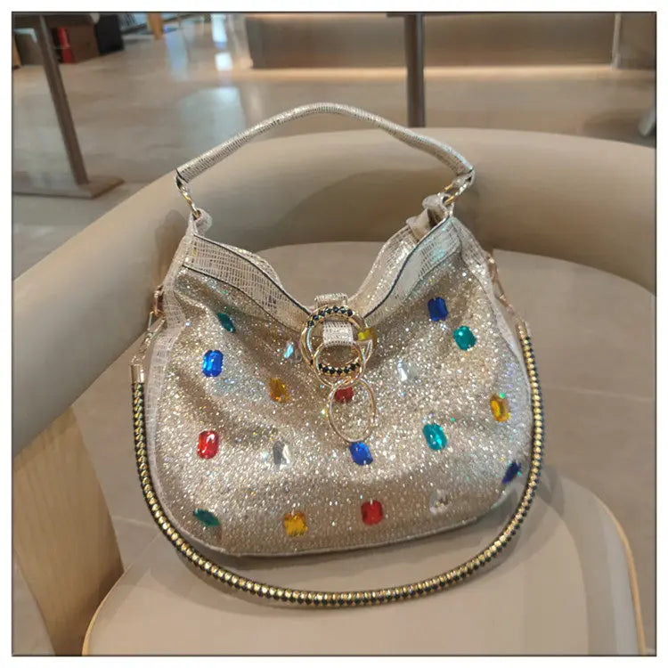 Genuine Leather Crossbody Bucket Bag with Large Capacity for Women