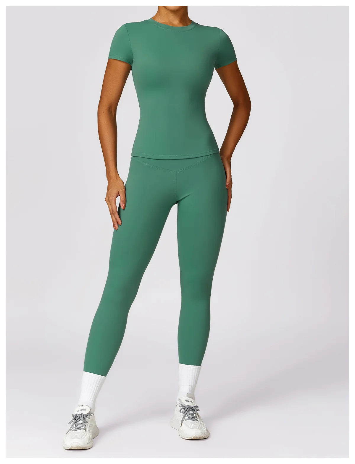 Casual Streetwear Two Piece Crop Top and Bodycon Pants Set for Women