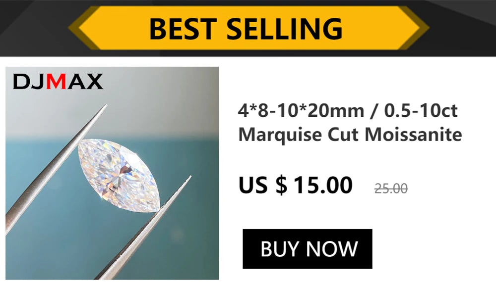 White Gold Plated Moissanite Drop Earrings for Women