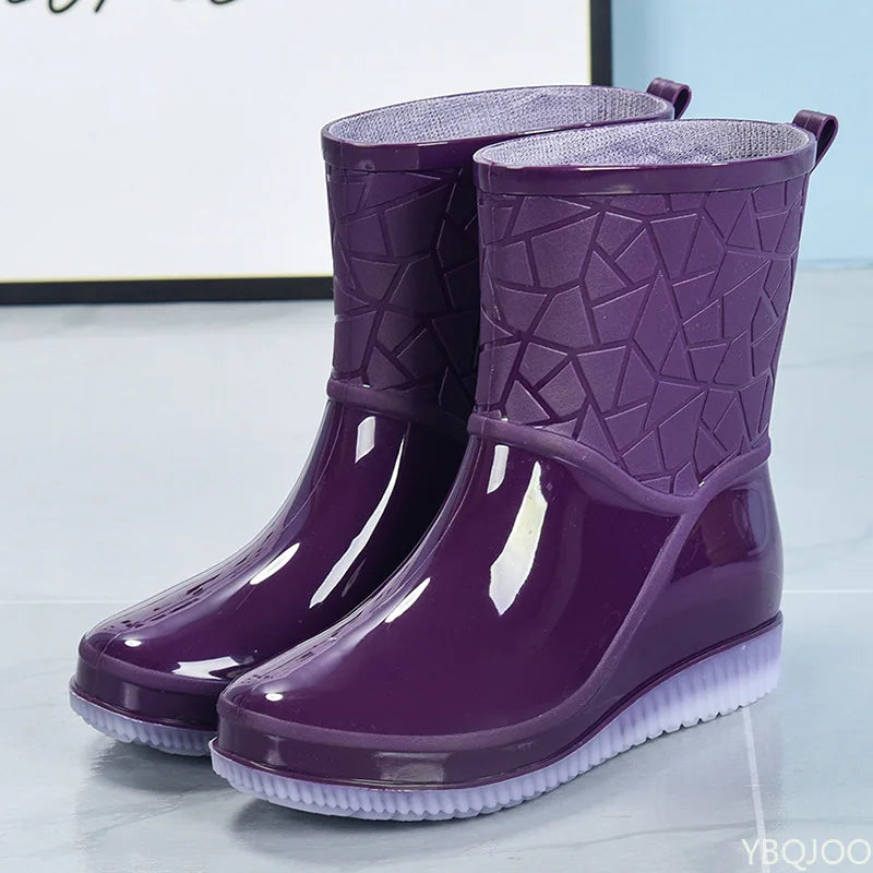 Stylish Waterproof Wedge Boots