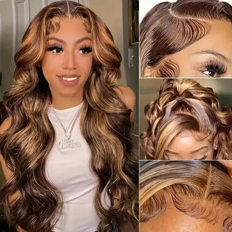 5x5 Glueless Body Wave Lace Front Human Hair Wig for Women