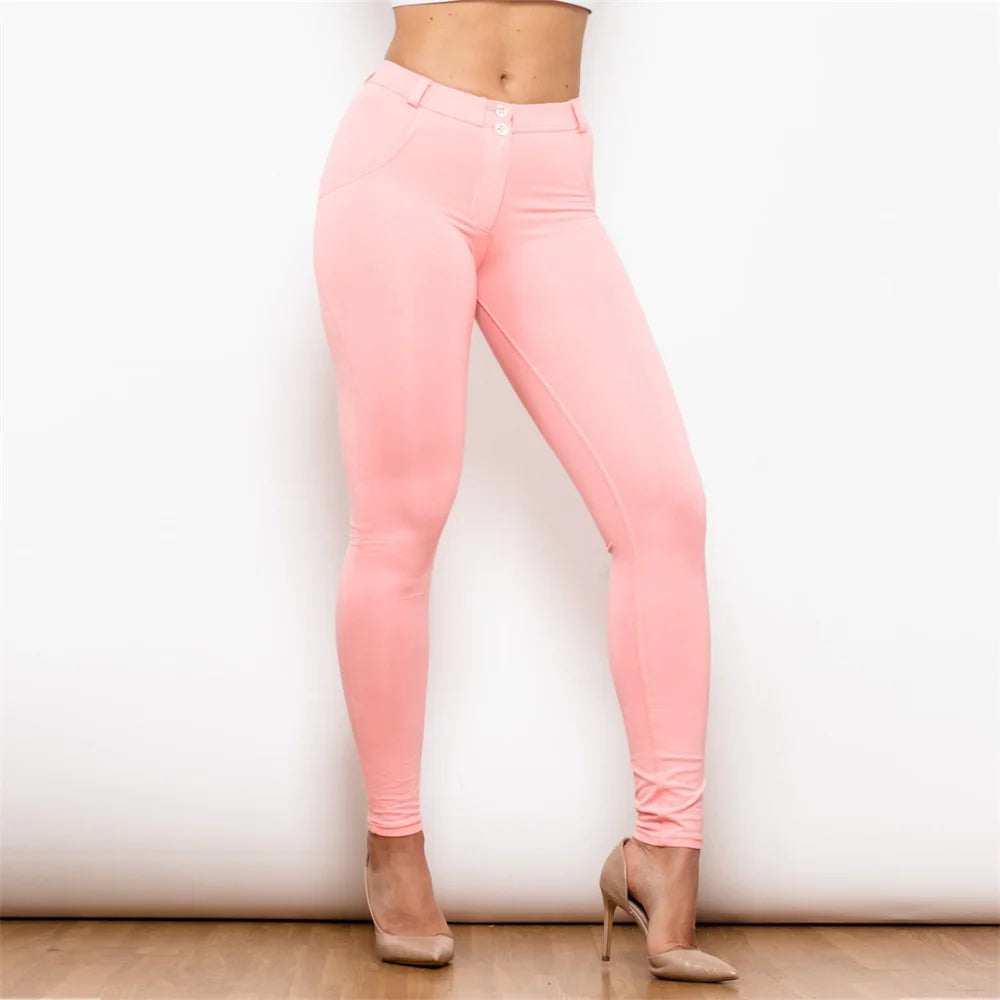 High Stretch Sculpting Slim Fit Pencil Pants for Women