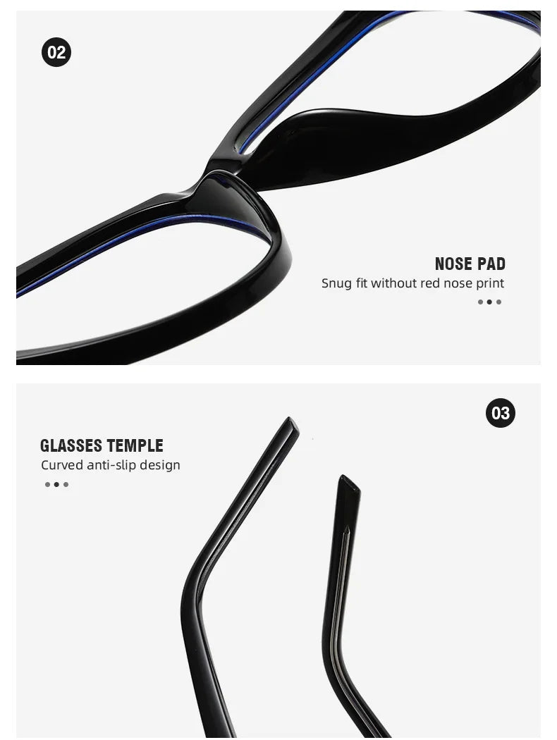 Stylish Transparent Cat Eye Reading Glasses for Women