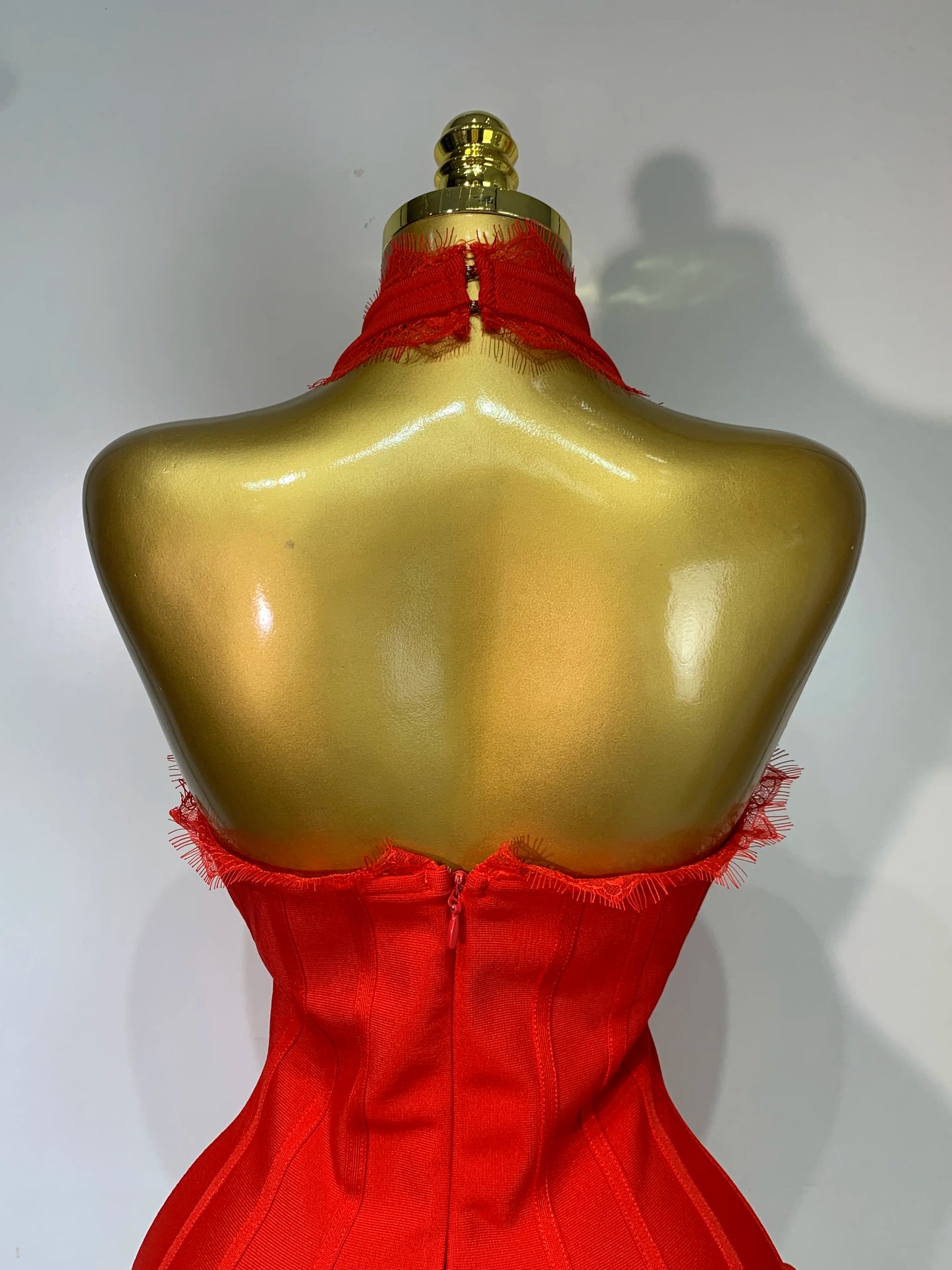 Elegant Women Sleeveless Sexy Halter Applique Bodycon Mini Bandage Dress Celebrity Fashion Nightclub Party Luxury Birthday Dress