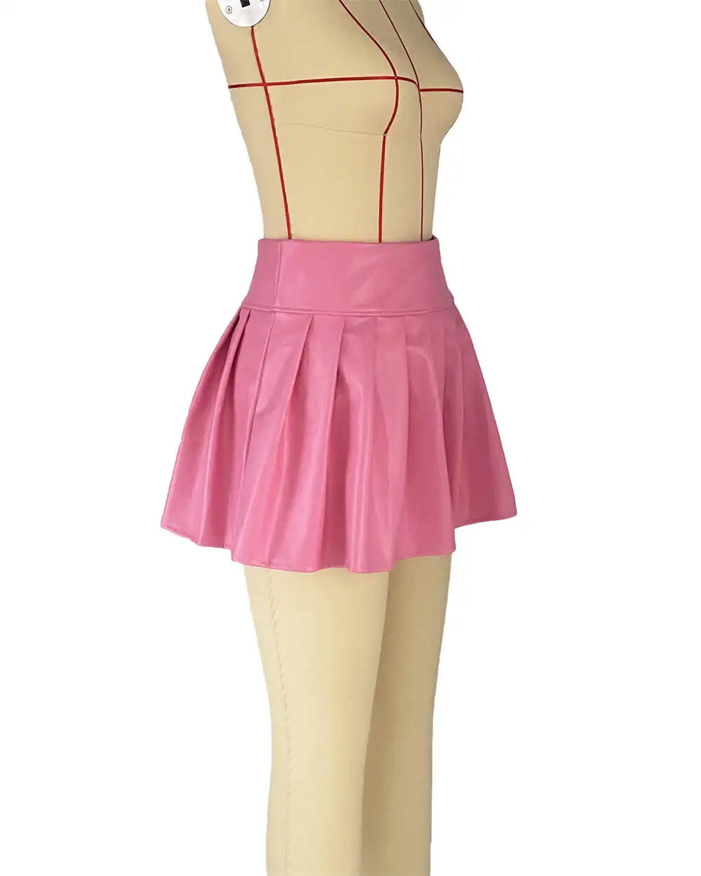 FAGADOER Reflective Silver Y2k Mini Pleated Skirt Party Club Outfits for Women Sexy A-line High Waisted Ball Gown Short Skirts