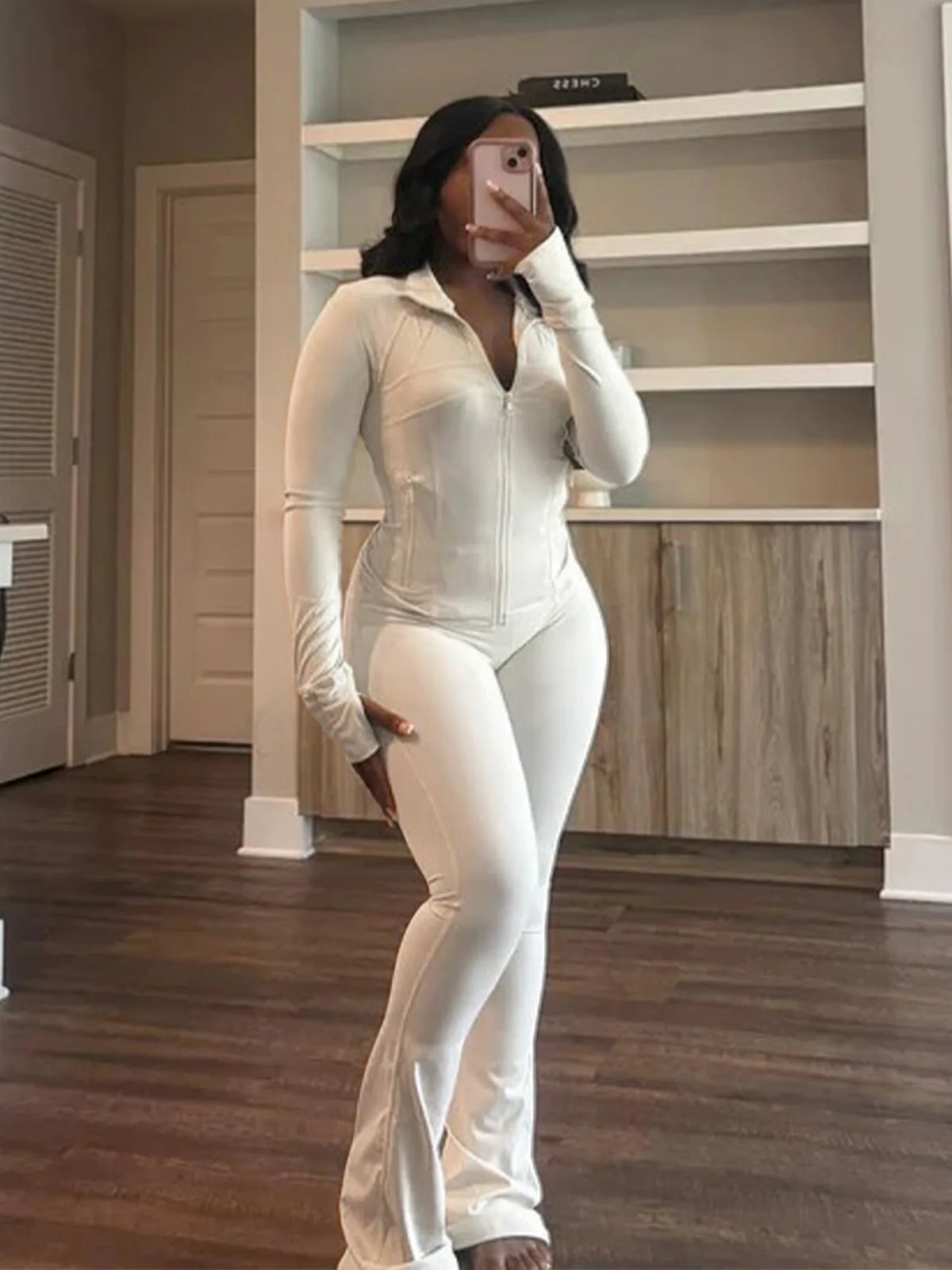 Streetwear Casual Two-Piece Tracksuit Set for Women