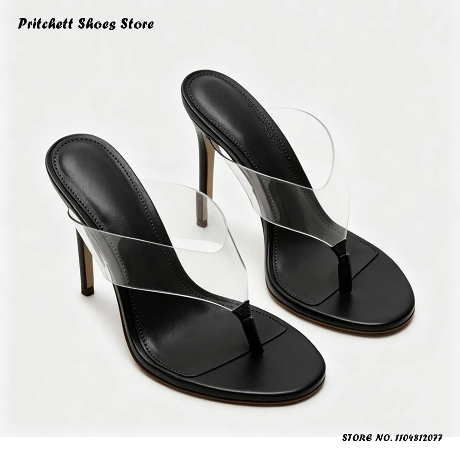 Premium Chic Thin Heel Open Toe Casual Flats For Women