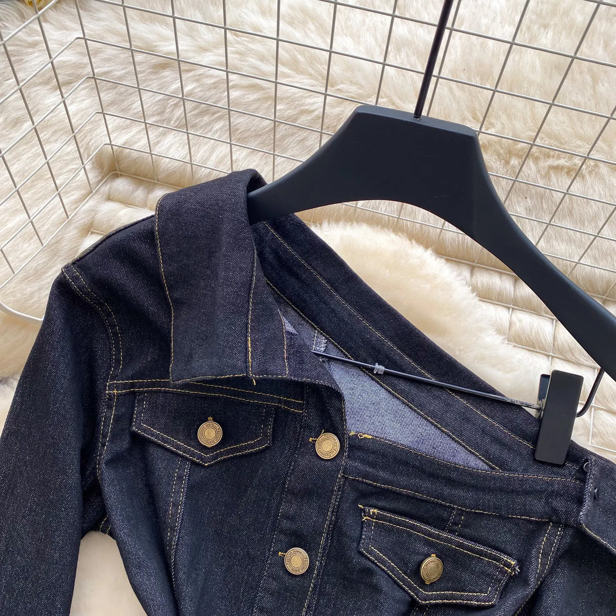 Women's Vintage Style Denim Shirt