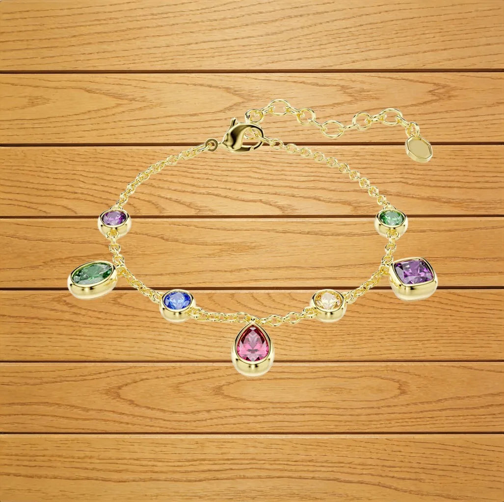 Elegant Bridal Zirconia Jewelry Set with Necklace and Earrings for Women