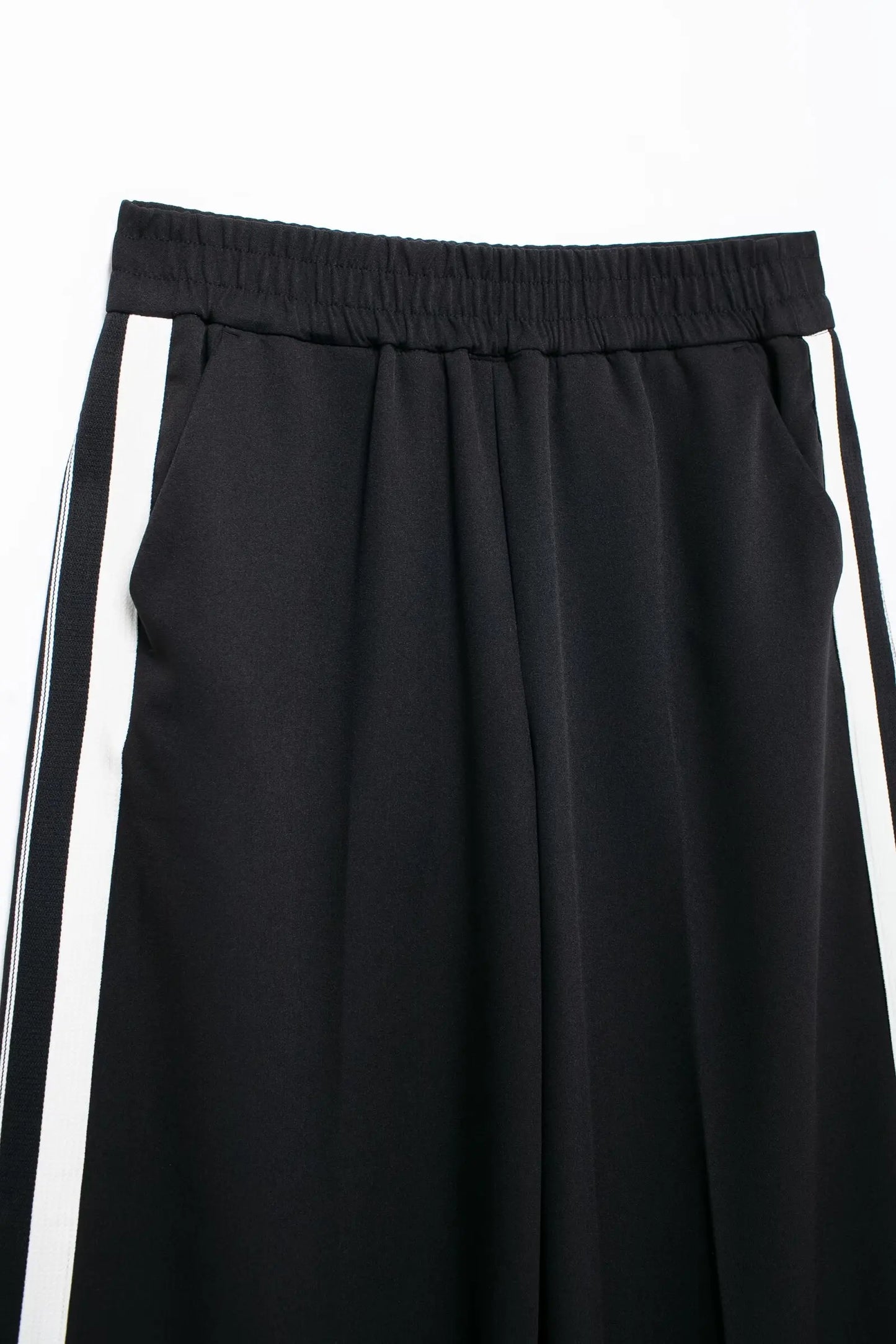 Lapel Long Sleeve Zipper Sports Jacket Two Piece Wide Leg Pants Set for Women