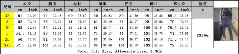 Zip Up Crop Top and High Waist Pants Tracksuit Set for Women