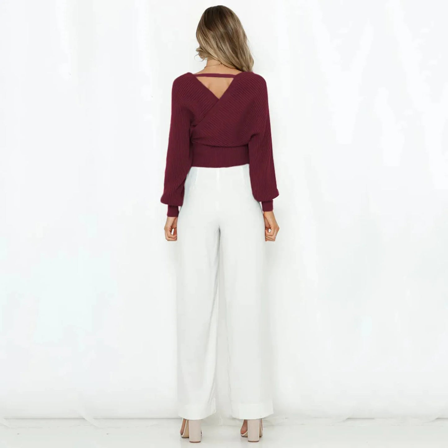 Women Pullovers Sweaters Knitted V Neck Full Sleeve Jumpers Y2k Streetwear Elegant Splice Knit Work Causal Tops Autumn Winter