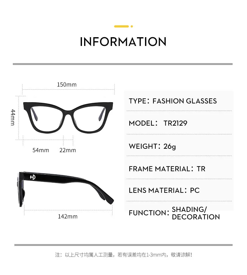Vintage Blue Light Blocking Cat Eye Reading Glasses for Women