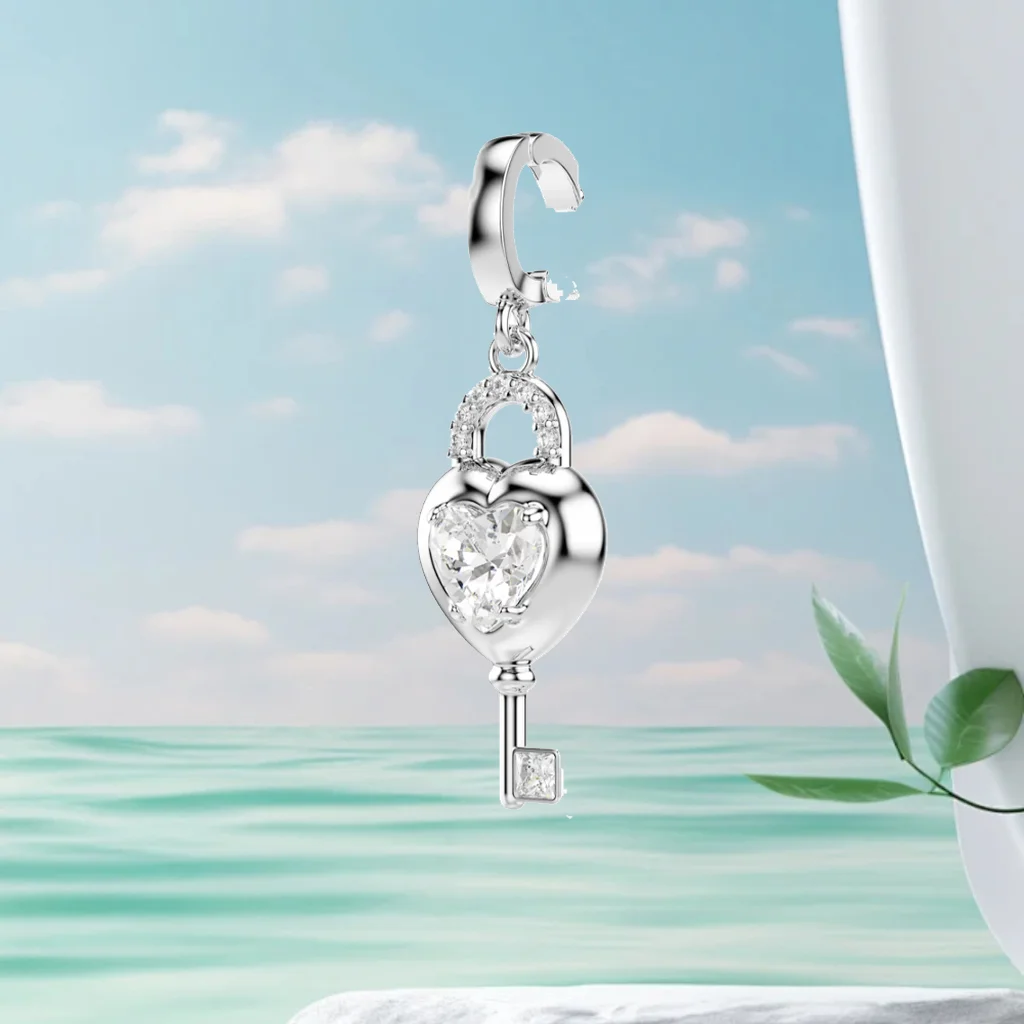 Pearl Crystal Necklace and Earring Jewelry Set for Women