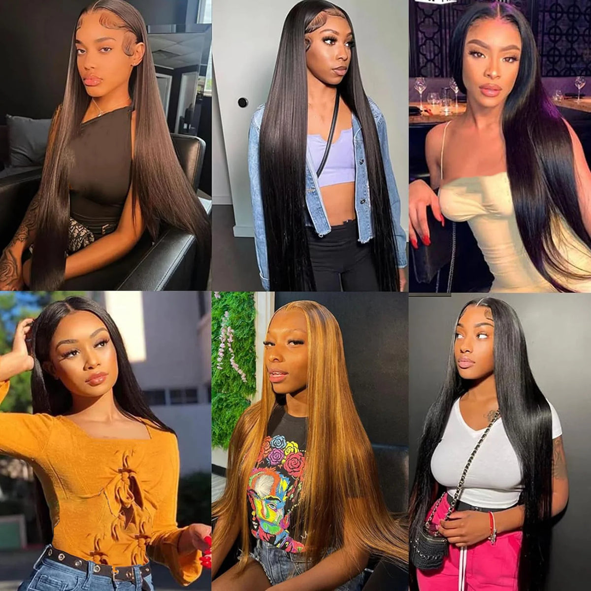 High Density Glueless Straight Lace Front Human Hair Wig for Women