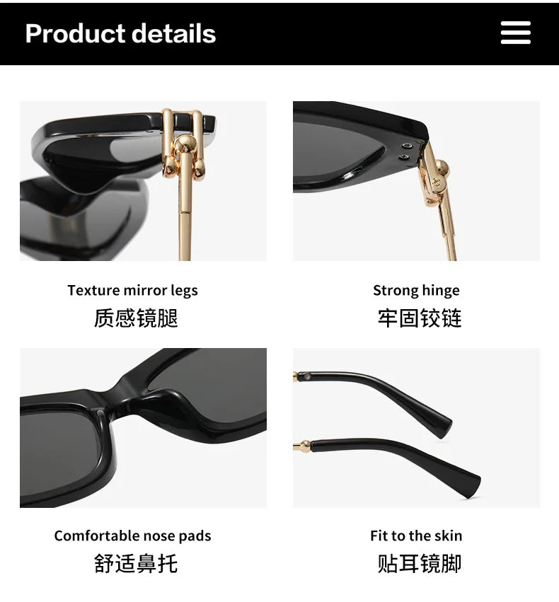 Knot Detail Cat Eye Sunglasses