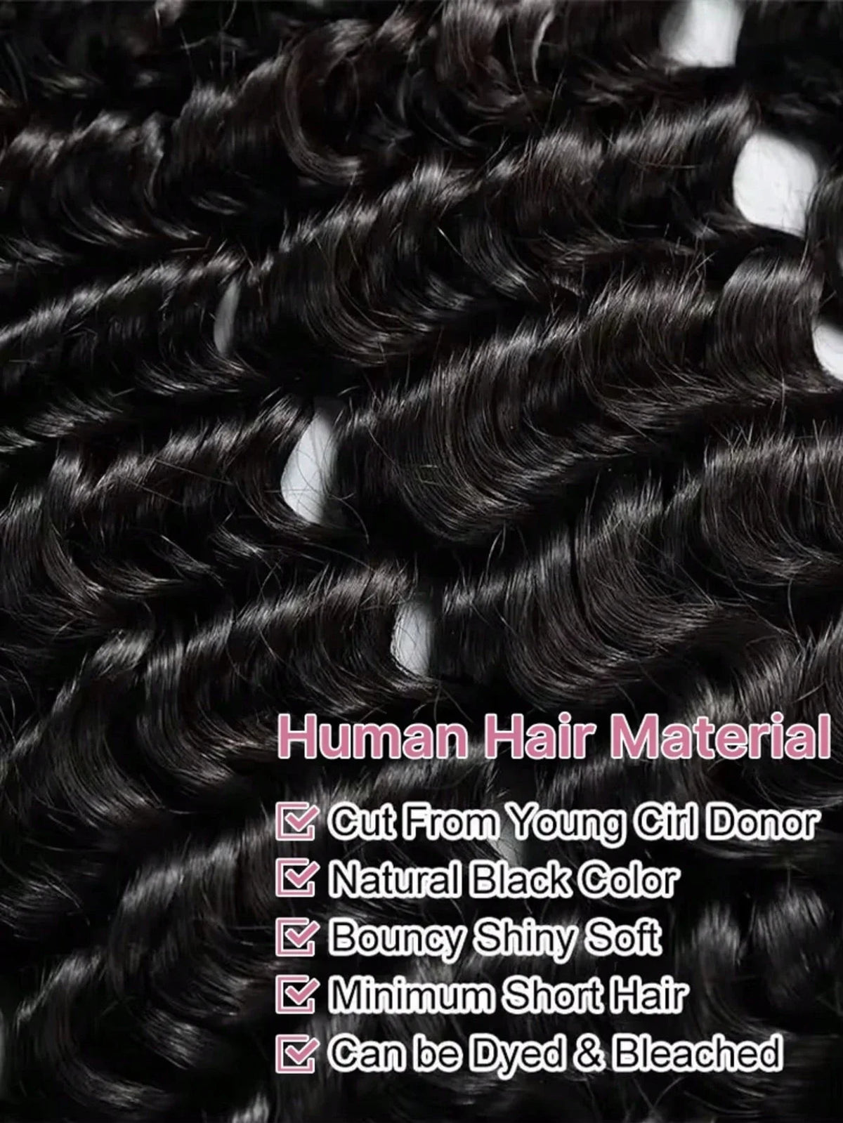 Deep Wave Lace Front Human Hair Wig