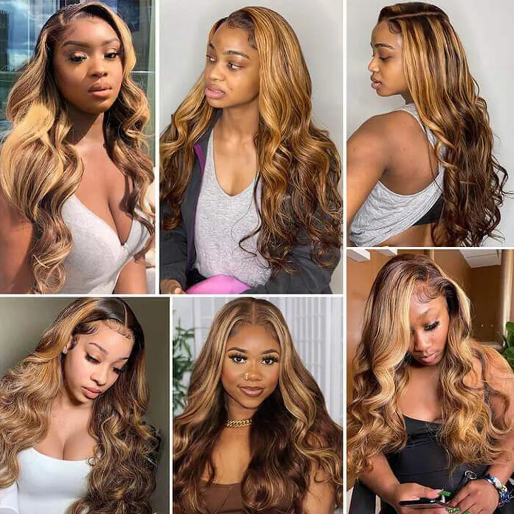 Body Wave Brazilian Human Hair Lace Front Wig For Women