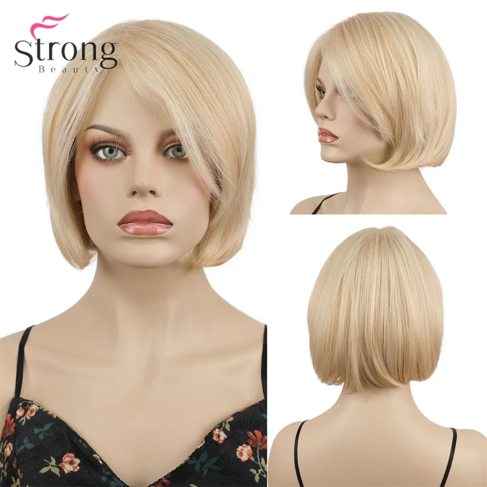 Capless Red Short Pixie Cut Natural Synthetic Wig For Women