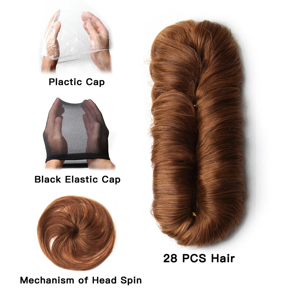 Short Human Hair Brazilian Hair Weave Bundles With Closure Ombre Curly Hair With Circular Center Closure T1b 30 99j Extensions