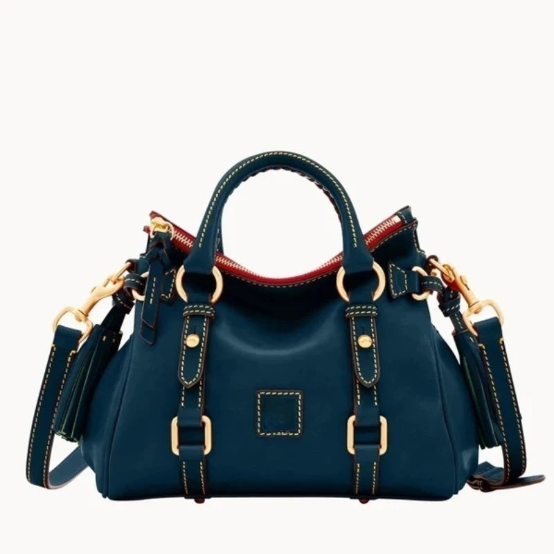 Florentine Micro Texture Satchel Bag
