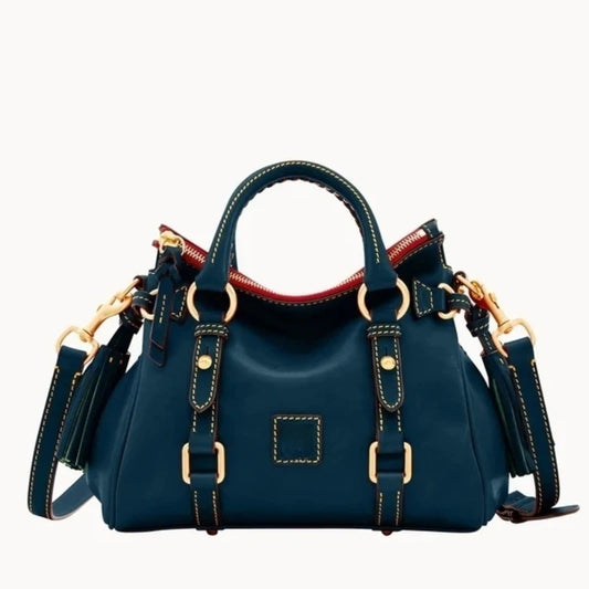 Florentine Micro Texture Satchel Bag
