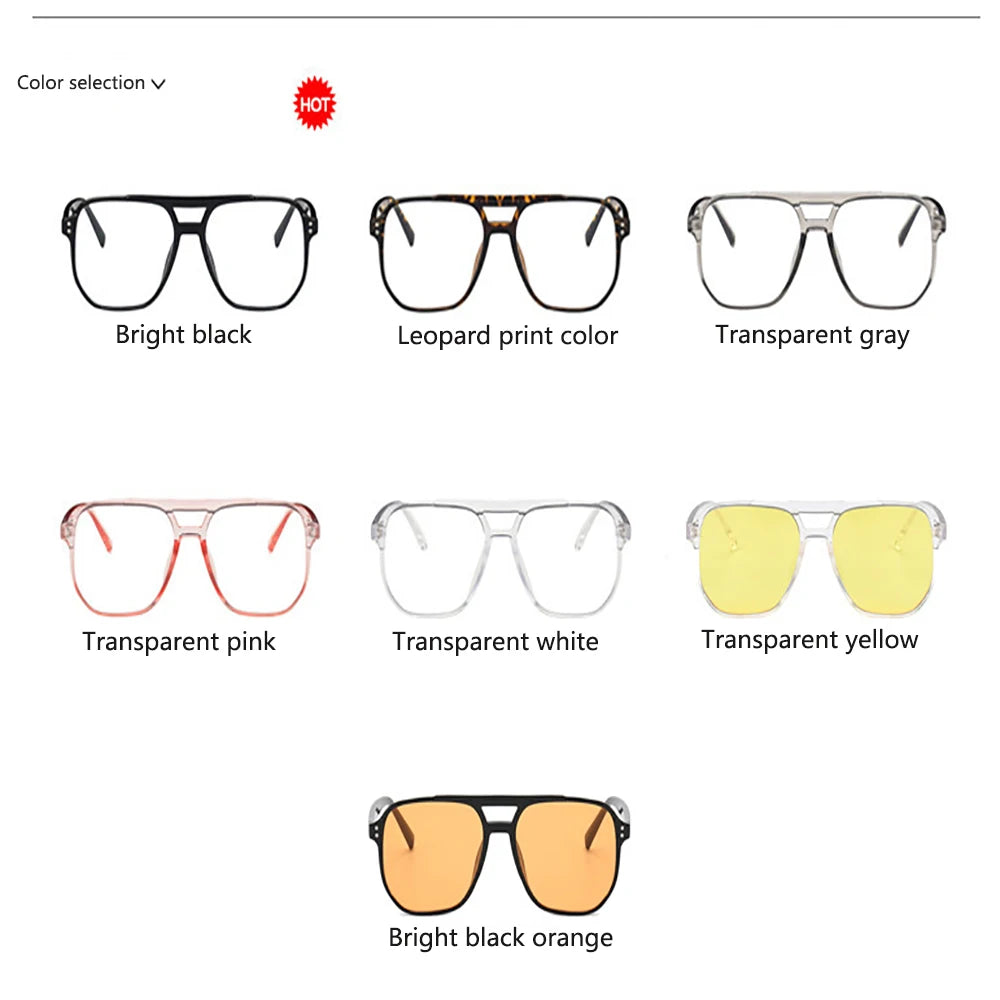 Retro Square Blue Light Blocking Glasses